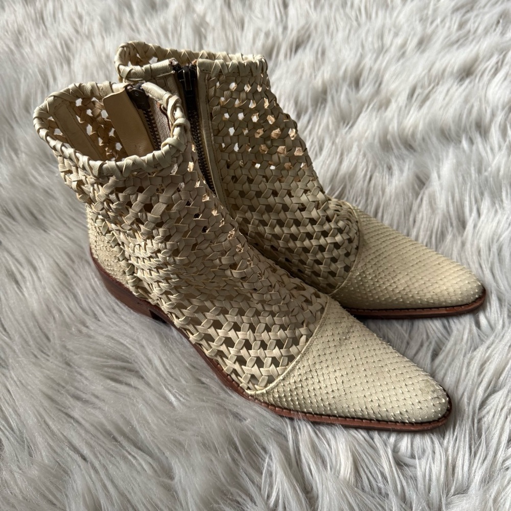 FREE PEOPLE In The Loop Woven Boots Size 37 - Picture 5 of 14